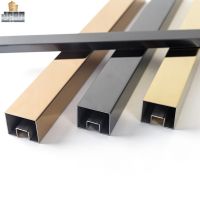 Free Easy Installation Solid T Metal Tile Trim Stainless Steel Tile Edge Trim