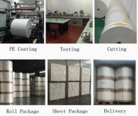 38-50g Brown White Silicone Coated Paper Jumbo Roll