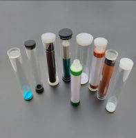 Manufacture price transparent plastic cylinder packaging tube container plastic tubes