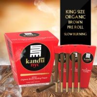 Kandu NYC 109mm King Size Hemp Pre Rolled Cones, Display Box 21 x 3-Packs