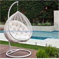 Poly rattan ourdoor furniture swing chair