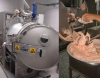 Meat processing line for small business