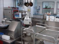 Meat processing line for small business