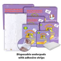 Disposable absorbent pet pads quot Dobrozveriki and quot  with adhesive strips