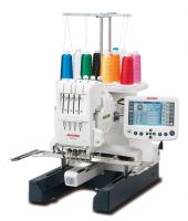 Janome MB-4S Four Needle Embroidery Machine with accessories