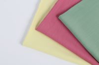 Polyester Plain dyed light weight creped clothing material fabric for summer apparels dresses