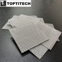 Titanium expanded wire mesh for filtration and battery electrode