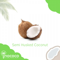 Semi Husked Coconut