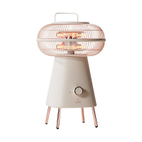 PSS2201.  small sun heater practical and comfortable apricot white.   360Â° wide Angle speed heating stove chat good time