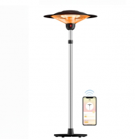 PSSF1500US.  outdoor umbrella vertical electric heater. (APP + temperature control / lifting heating furnace, 1500W suitable for indoor and outdoor)