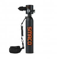 PSC300PLUS-A-BLACK 0.5L Single-bottle breathing diving equipment.  Breathing for 5-10Minutes snorkeling mask snorkeling tube protective back bag, diving gas cylinder, scuba diving, adult men and women