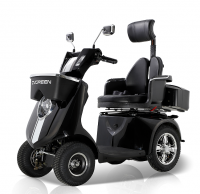 PSJXY4D-W1171107066 Black 800W four-wheel electric motorcycle.  Age-step flight portable 25 km/h max load 150 KG range of 35-45 km travel motorcycle, medium motorcycle, heavy motorcycle adult general use