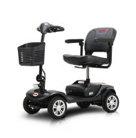  PSM 1-W42933829 Electric four-wheel adult mobility scooter.  Foldable travel wheelchair portable flight, four-wheeled motorcycle, three-gear speed adjustment mobile scooter 24V / 300W  Mini, four-wheel, medium-size motorcycle