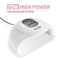 72W Nail Art Lamp UV LED Gel Polishing Curing Nail Equipment Nail Dryer