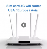 LC112 4G router wifi SIM card Hotspot 4G CPE antenna 32 users RJ45 WAN LAN wireless modem LTE dongle