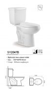 Siphonic Two piece toilet