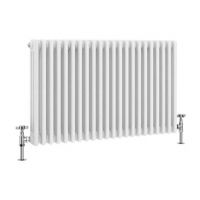 Traditional 3 Column Central Heating Radiator Horizontal  Anthracite 