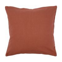 Cotton Cushion Cover With A Geometric Print, Terracotta, Collection Ethnic