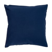 Cotton cushion cover with a geometric print, blue, collection Ethnic