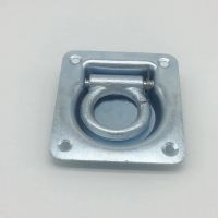 RECESS LASHING RING, 102 x 95MM, SPRING RETURN, MBS 1800KG, ZINC PLATED