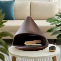 2025 Customizable Mini Ceramic Black Palo Santo Holder for Orange Blossom Scented Incense &amp; Incense Burners Meditation Gift