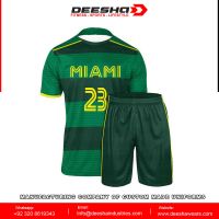 Custom Design men Sublimation sport football soccer wear jersey set soccer uniform