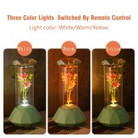 Crystal Diamond Night Lamp Remote Control Night Light Table Lamp For Bedroom Reading Living Room Children Birthday Gifts