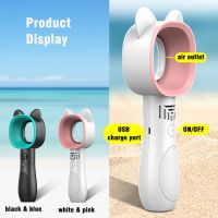 Leaf Free Fan Mini Usb Fan With Rechargeable Battery Camping For Home Office School Gifts Table Desk   Portable
