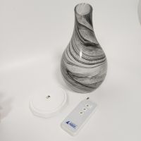 Remote Control Multicolor Glass Vase Night Light With Remote Control Usb Rechargeable Battery For Room Home Office Gifts 