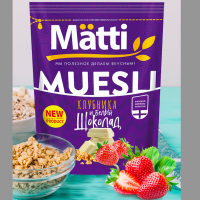 Matti Muesli Strawberry And White Chocolate