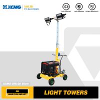 XCMG Official 5m Hydraulic Telescopic Mast Mobile LED Flood Light Tower Price for Sale