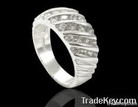 925 sterling silver cz ring(WSRDG03864)