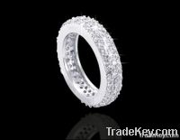 925 sterling silver ring with CZ