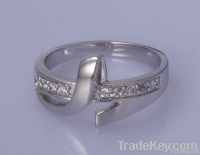 Sterling silver jewelry ring-WSRAB12087