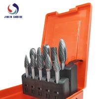 High quality Tungsten carbide rotary burrs files set kit 1/4"