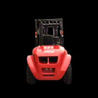 Everun Ertf25 2wd 2.5t Articulated Terrain Forklift Mini Telescopic Forklift Small Diesel Forklift With Ce Epa