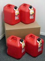 5 Gallon Gas Can, 4 Pack, Spill Proof Fuel Container - New! - Clean! - Boxed!5 Gallon Gas Can, 4 Pack, Spill Proof Fuel Container - New! - Clean! - 
