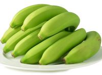 Tropical green banana