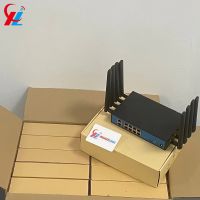 Huastlink Hc-g80 8 Lan Ports Gigabit Openwrt Ax3000mbps 5g Industrial Router With Sim Card