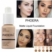 PHOERA Foundation Makeup Full Coverage Fast Base Brighten long-lasting Shade