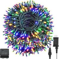 Christmas String Lights 500 LED 180 FT 8 Mode Outdoor Waterproof