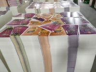 Wholesale Custom Print Food Grade PE Coated Raw Material Paper Cup Fan