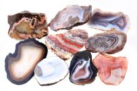 Raw Agate stones for collectors and artisans