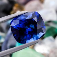 Loose sapphire stones in various cuts and sizes for customization