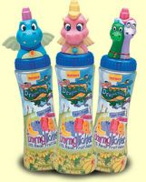 Water bottle with 3D Cartoon Character Lid