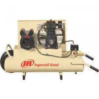 Ingersoll Rand Electric Wheelbarrow Air Compressor 2 HP, 8 Gallon, 5.7 CFM, Model# SS3J2-WB