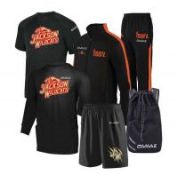 Soccer uniform set full kit with custom logo include jersey short backpack and tracksuit with shirt