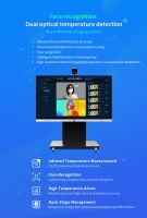 Face Recognition Terminal-Temperature Detection Alarm Thermal Imaging System