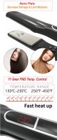China Factory Oem Odm Salon 450 Degrees Nano Titanium Flat Iron Hair Straightener