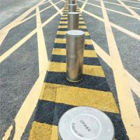 Upark Outdoor Safety Road Protection 4mm Traffic Barriers Anti-crash Fixed Steel Bollard